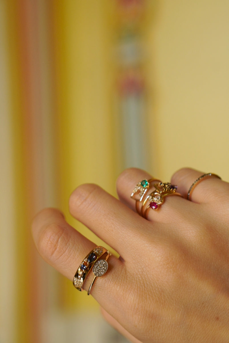 Pave Ring Diamond /K14
