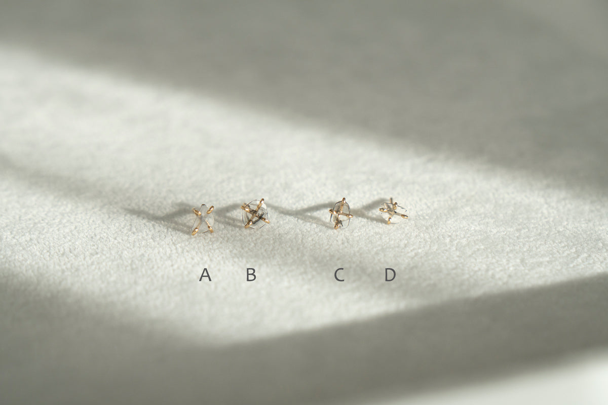 LiniE Slice diamond pierce /K18