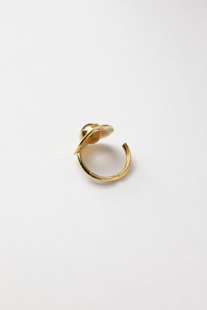 mocco quartz in lay pinky ring
