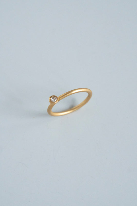 MINIMUMNUTS dot Pearl Ring Ring/K18