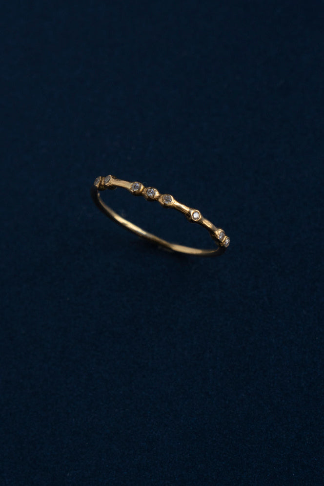 MINIMUMNUTS Seed Diamond Ring / K10 /K18