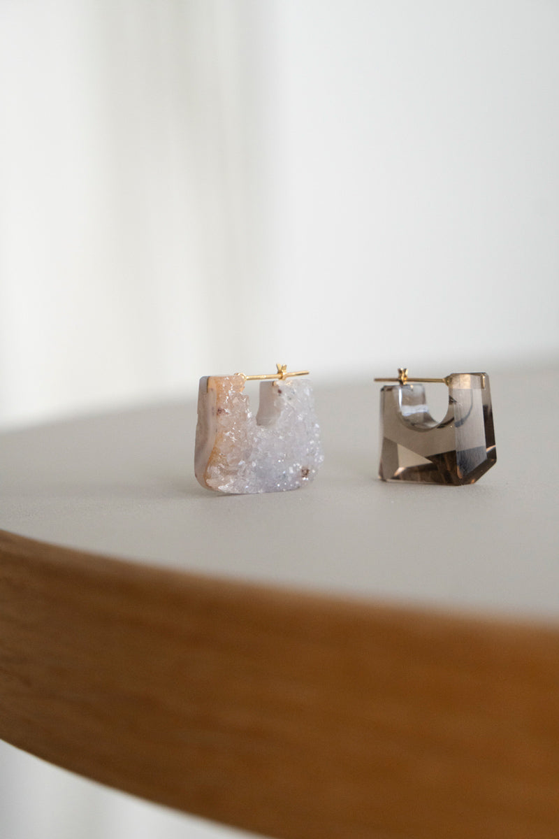 MONAKA jewellery Agate rock pierce Agate rock pierce/K18