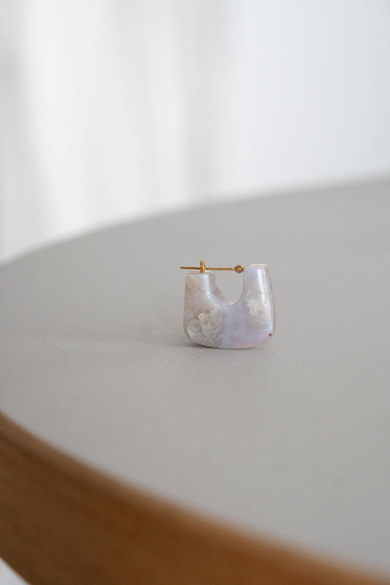MONAKA jewellery Agate rock pierce Agate rock pierce/K18
