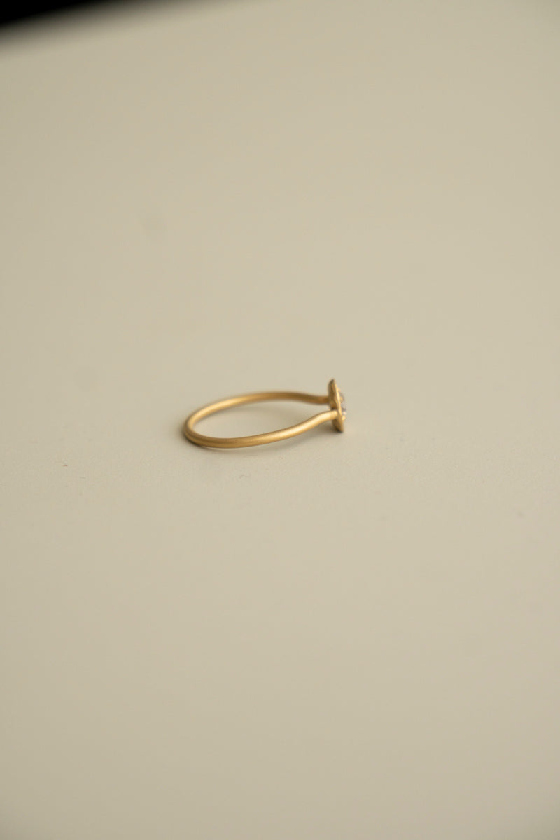 MONAKA jewellery Rinne natural diamond ring ダイヤモンドリング/K18