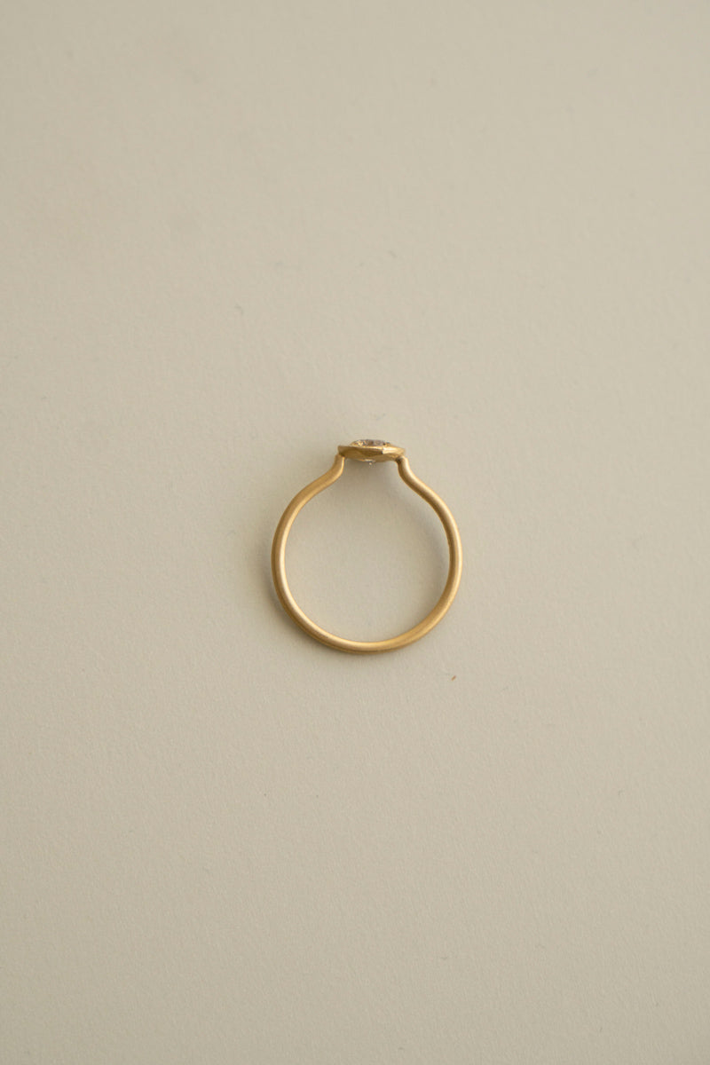 MONAKA jewellery Rinne natural diamond ring ダイヤモンドリング/K18