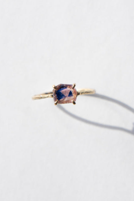 MONAKA jewellery Flat sapphire ring /K14