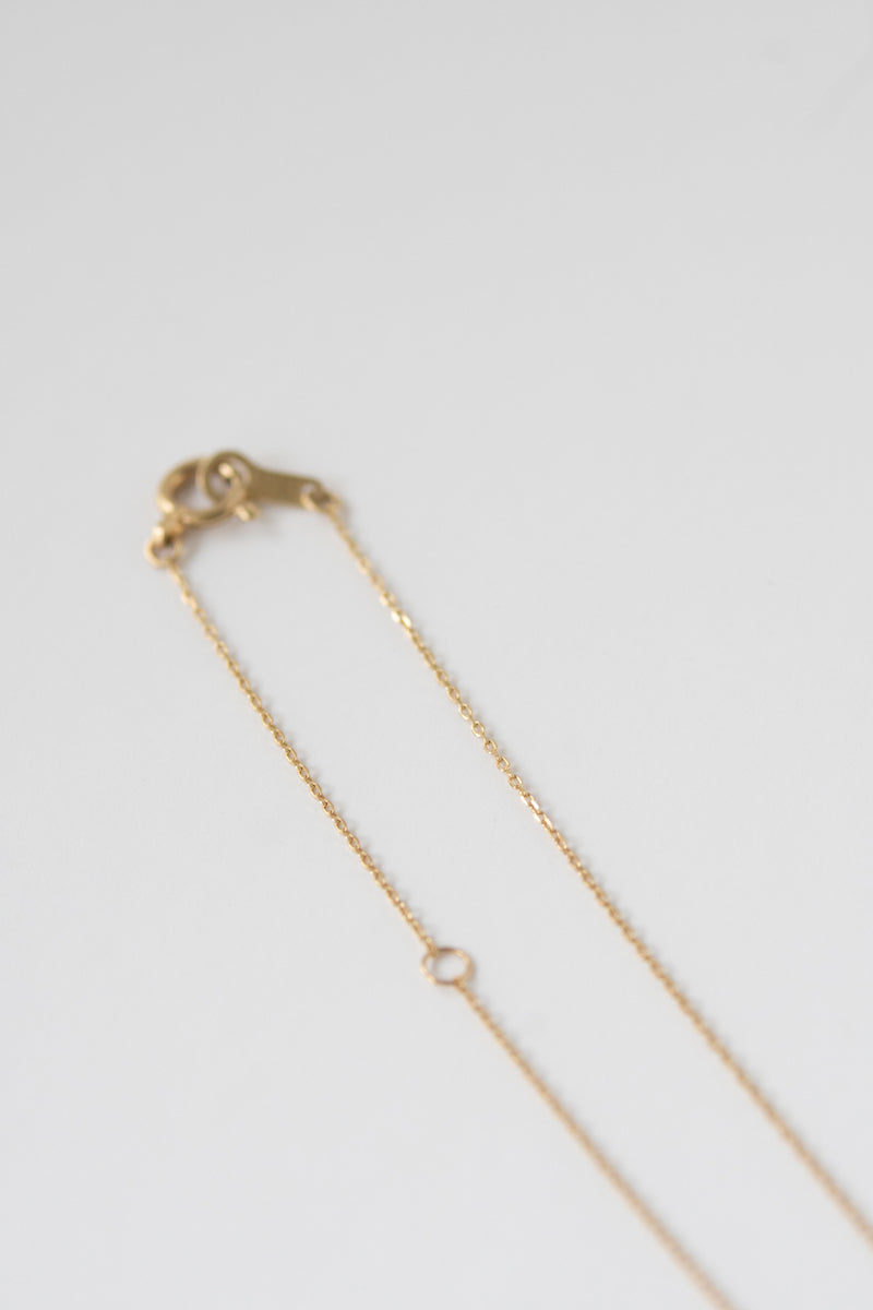 MONAKA jewelery Rough collet Natural Diamond Necklace /K10 