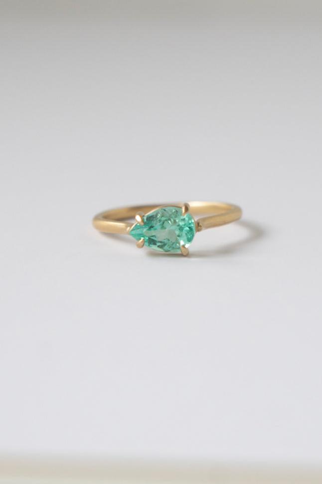 MONAKA jewelery Prong Emerald Ring /K18