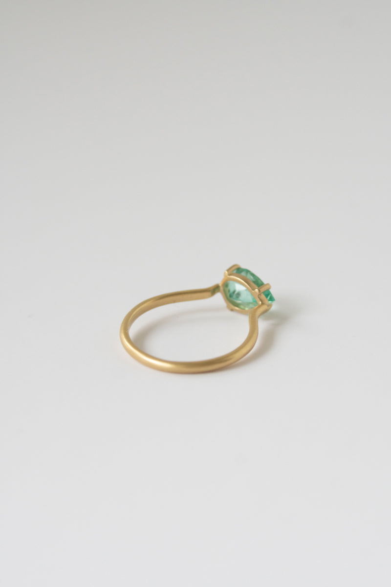 MONAKA jewelery Prong Emerald Ring /K18