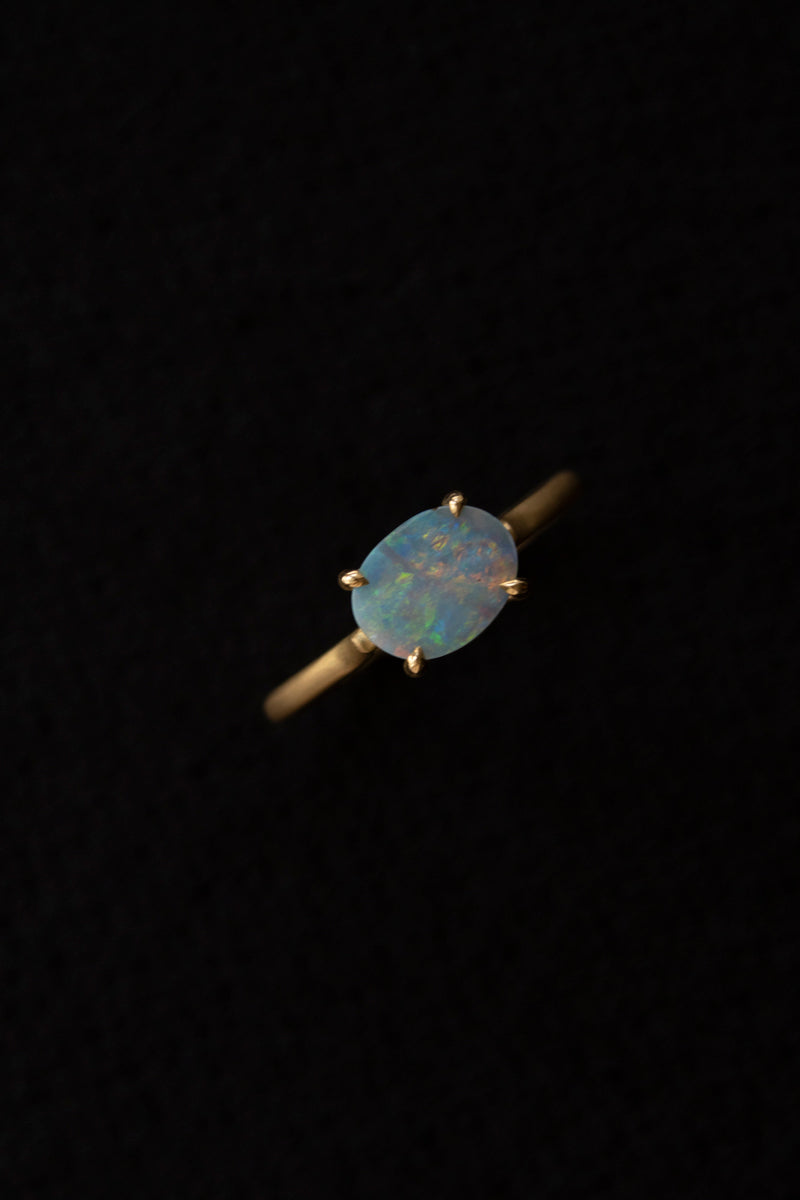 MONAKA jewelery Prong Boulder Opal Ring /K18