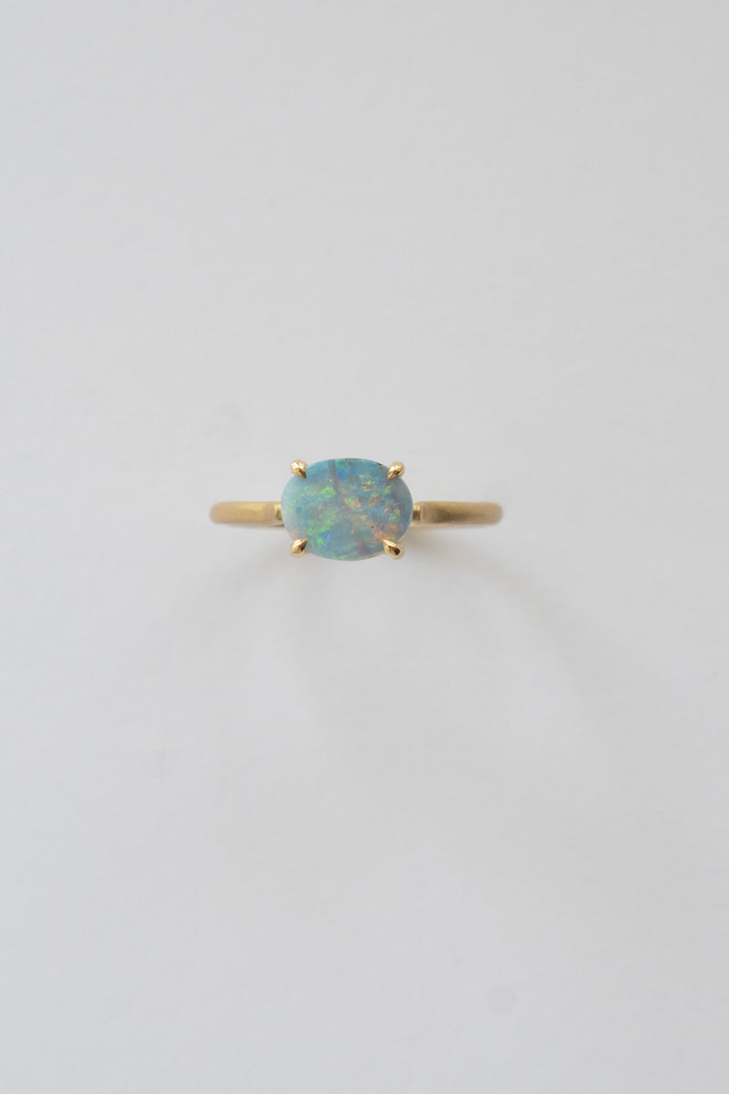 MONAKA jewelery Prong Boulder Opal Ring /K18