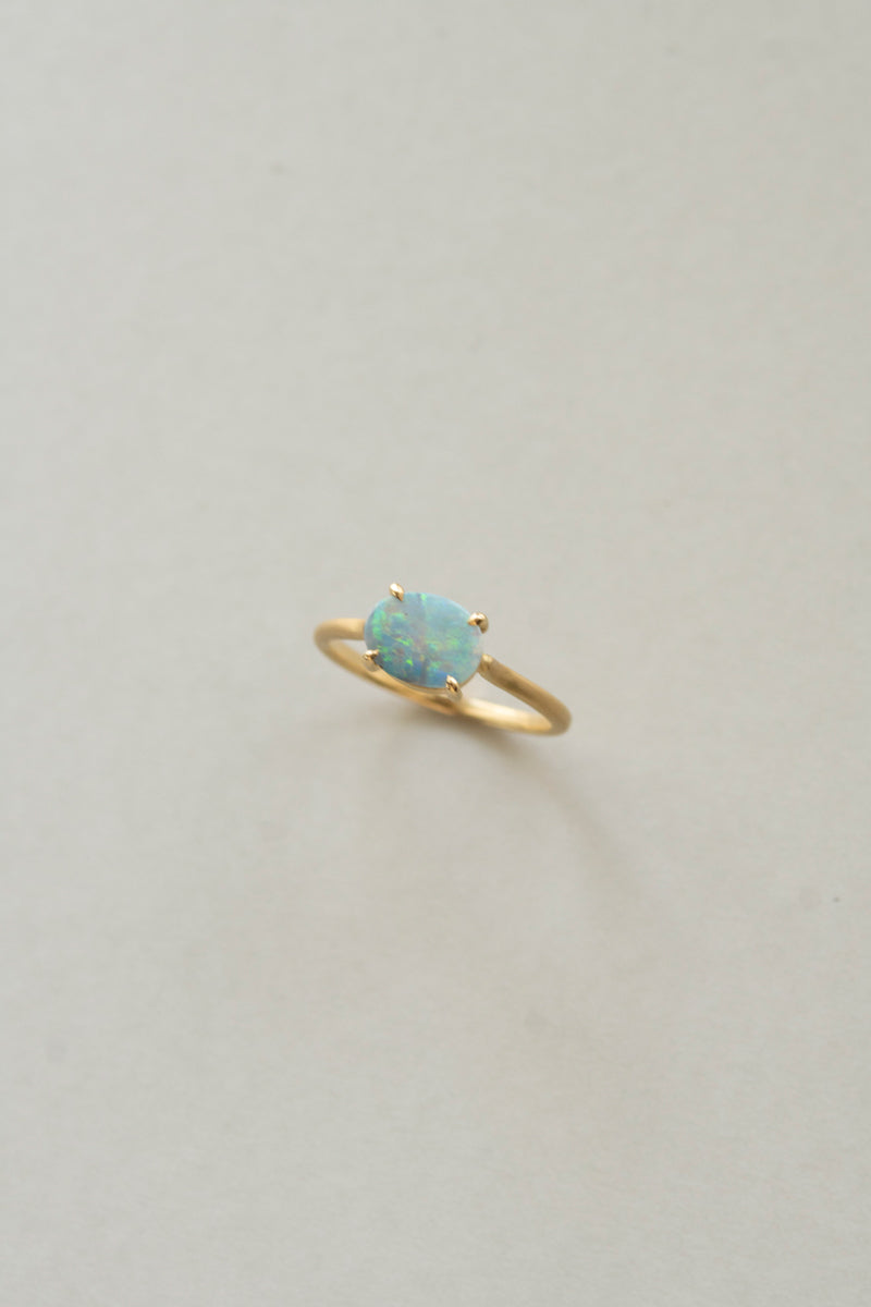 MONAKA jewelery Prong Boulder Opal Ring /K18