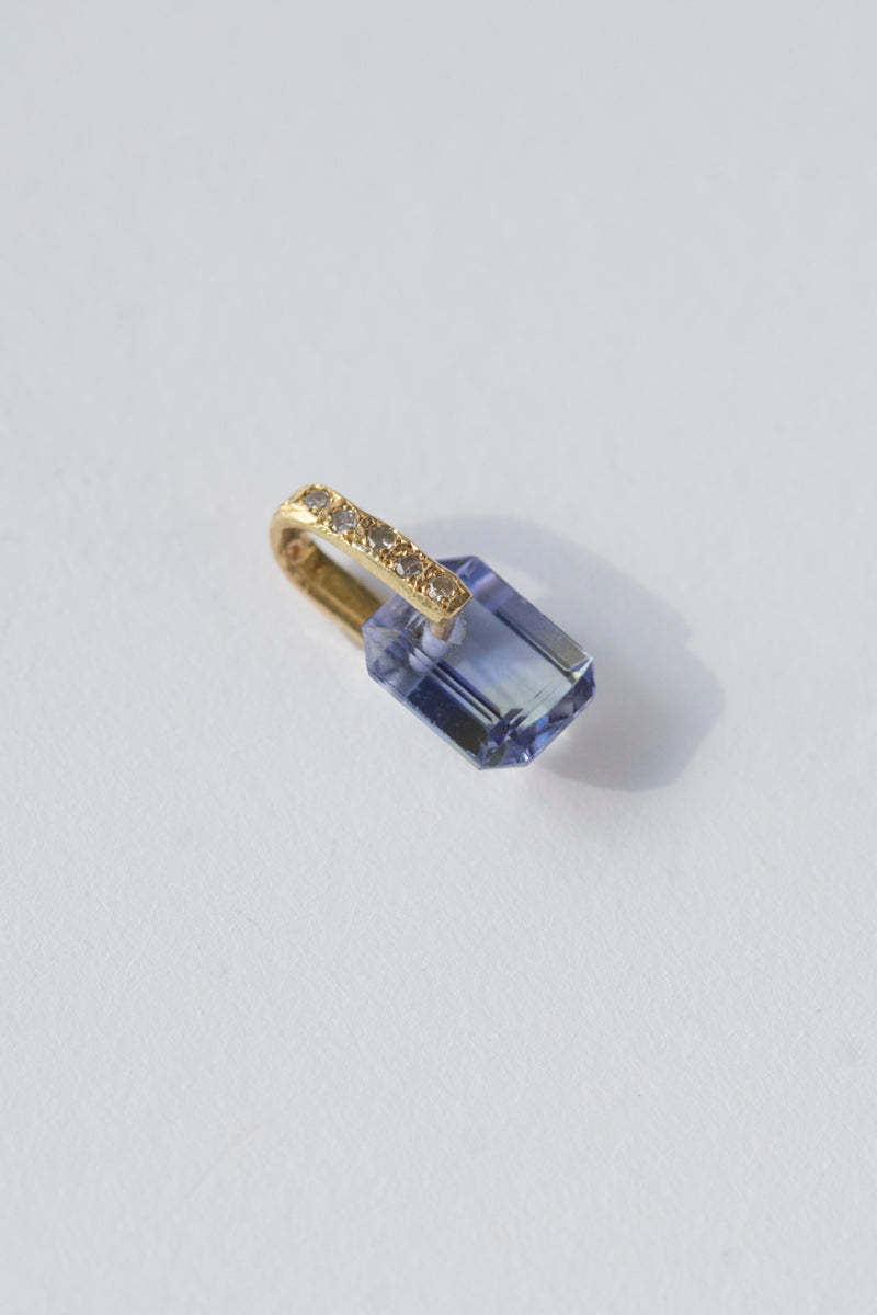 MONAKA jewelery Hibiki Tanzanite Necklace Charm Top /K18