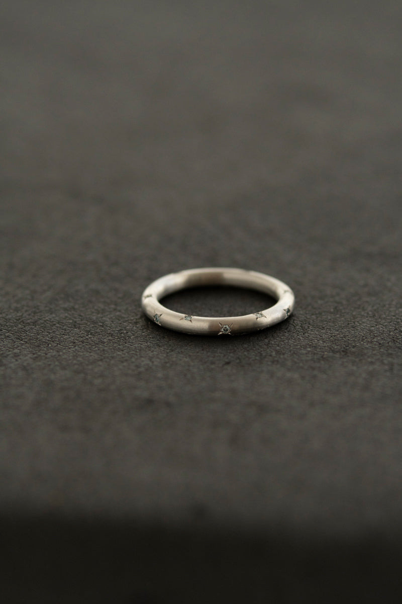 MONAKA jewelery en-LD Blue Diamond Eternity Ring /PT900