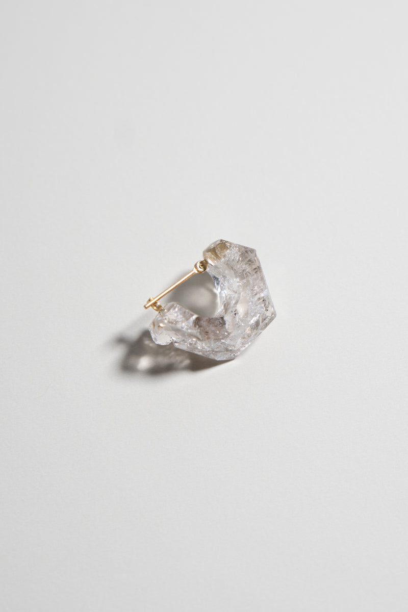 MONAKA jewellery Diamond quartz rock pierce ダイヤモンドクォーツ 