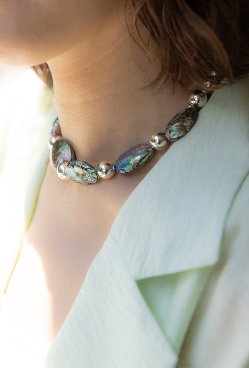 patchouli別注 PALA Abalone shell necklace /SV