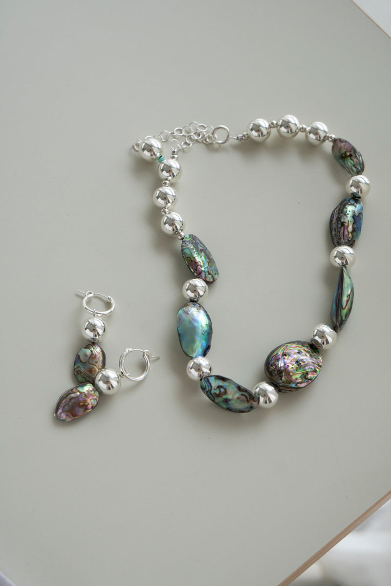 patchouli別注 PALA Abalone shell necklace /SV