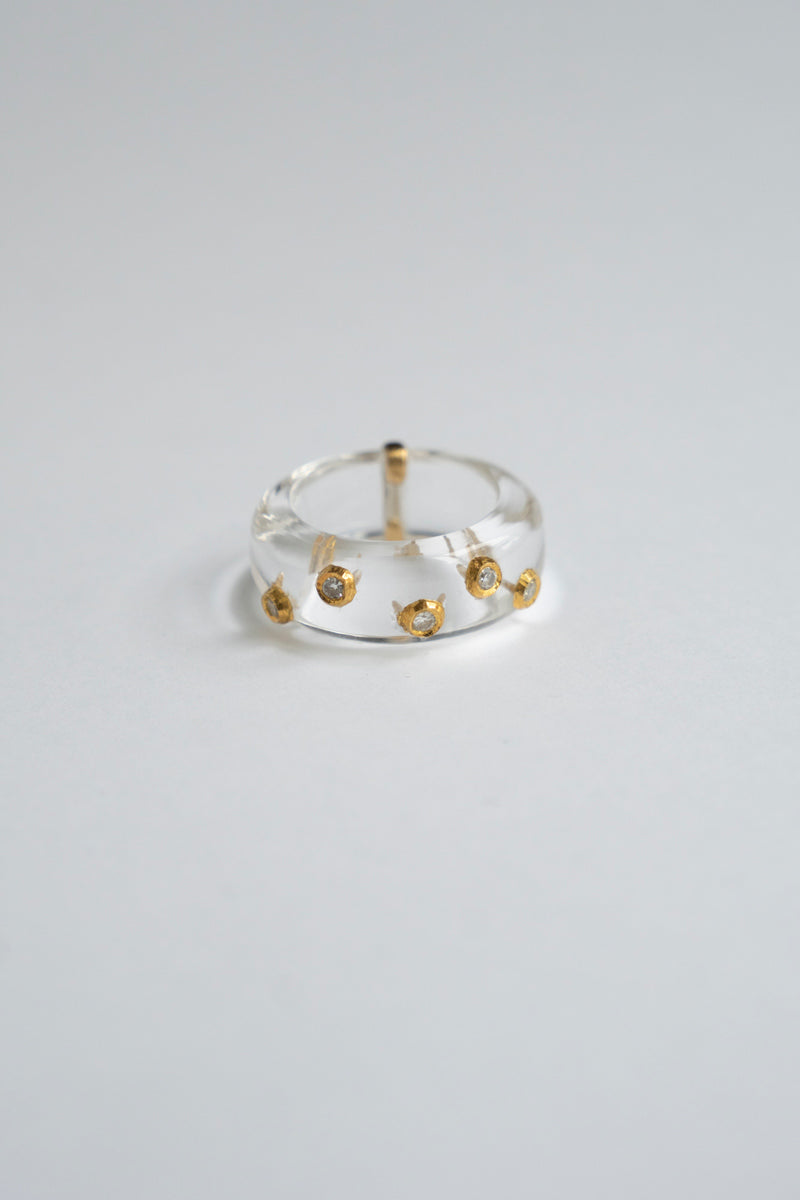 PALA Candy Ring Quartz /K18