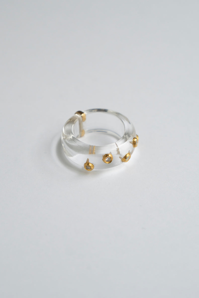PALA Candy Ring Quartz /K18