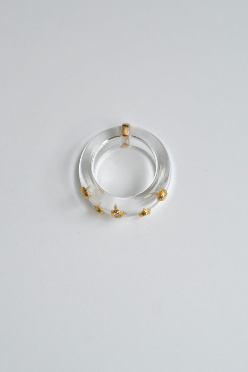 PALA Candy Ring Quartz /K18