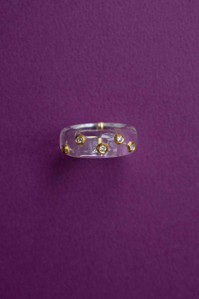 PALA Candy Ring Quartz /K18