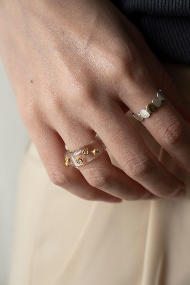 PALA Candy Ring Quartz /K18