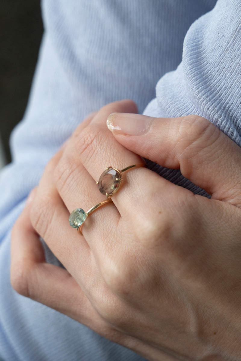 patchouli special order bohem Loose Stone Collection Andesine ring /K10
