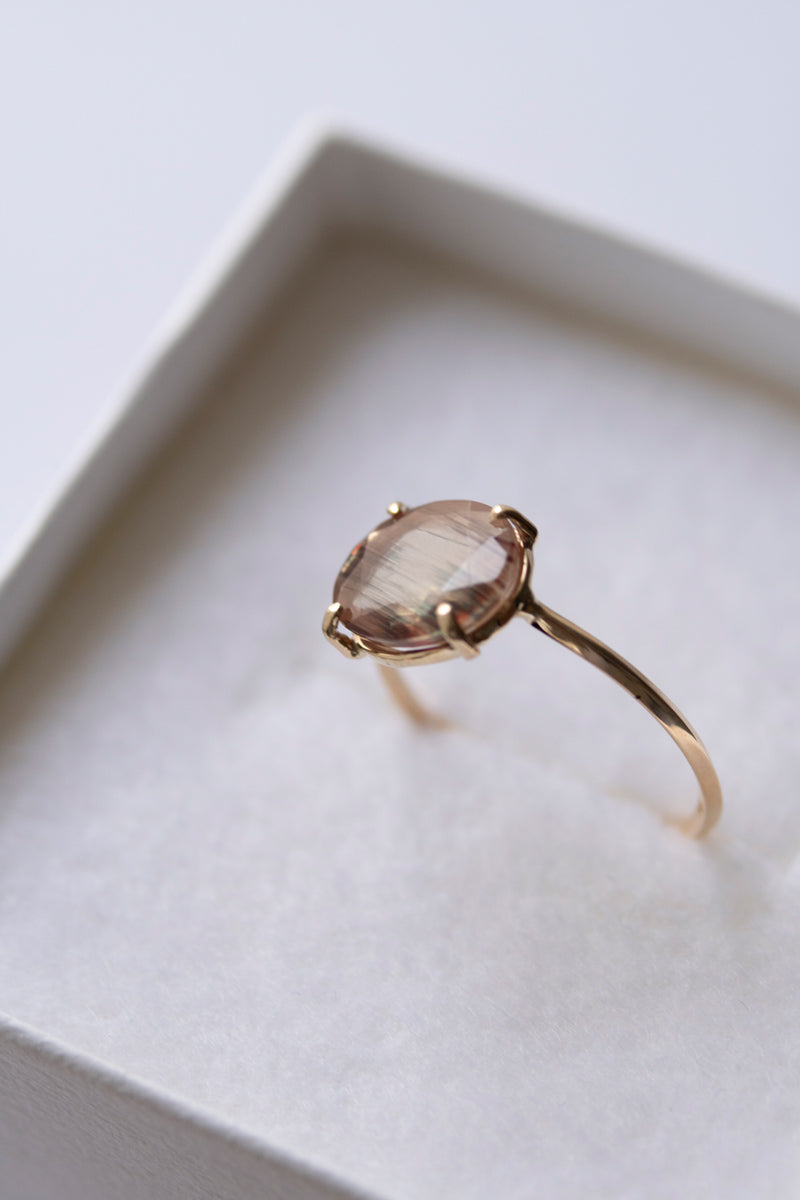 patchouli special order bohem Loose Stone Collection Andesine ring /K10