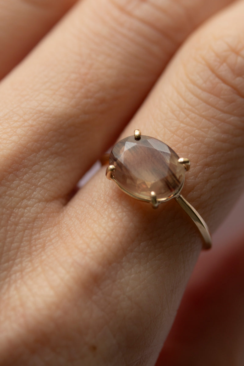 patchouli special order bohem Loose Stone Collection Andesine ring /K10