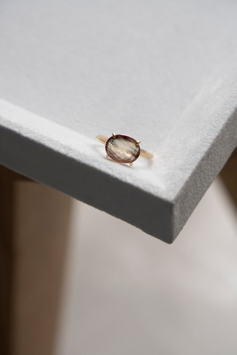 patchouli special order bohem Loose Stone Collection Andesine ring /K10
