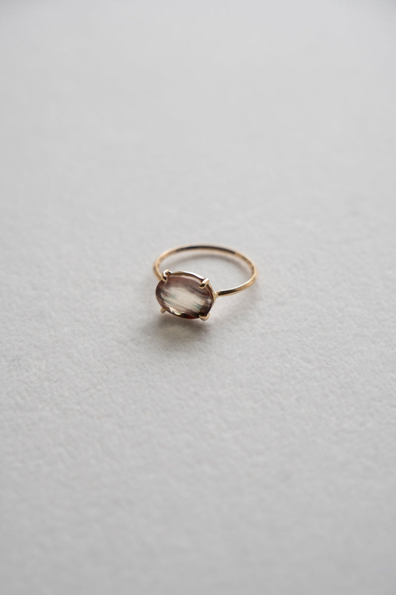 patchouli special order bohem Loose Stone Collection Andesine ring /K10
