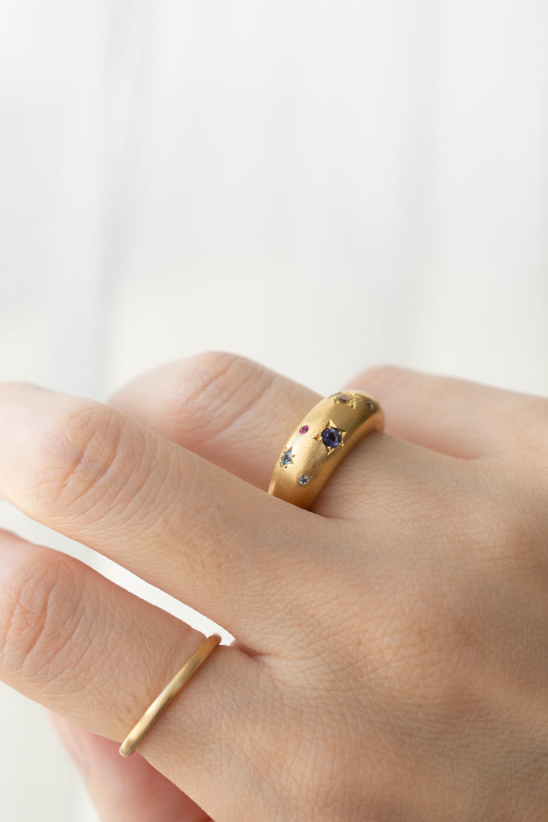 bohem × patchouli written in the stars collection Iolite mix ring C