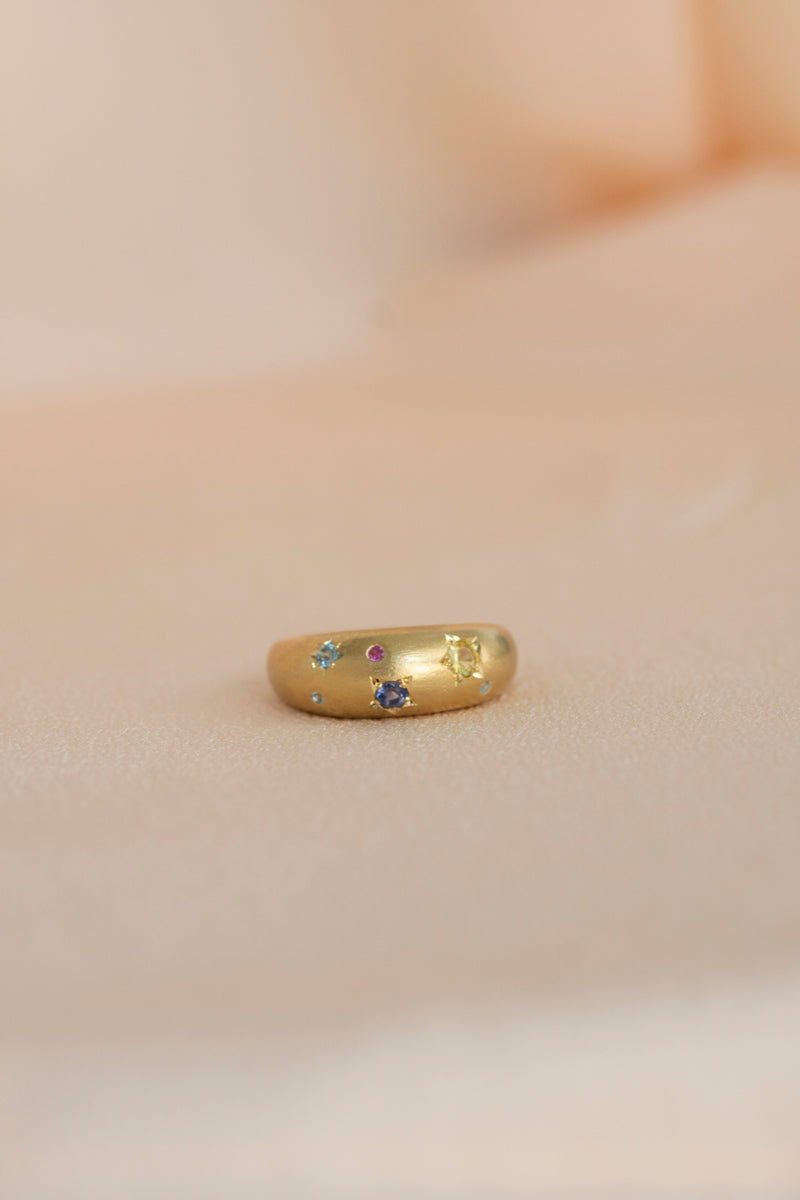bohem × patchouli written in the stars collection Iolite mix ring C