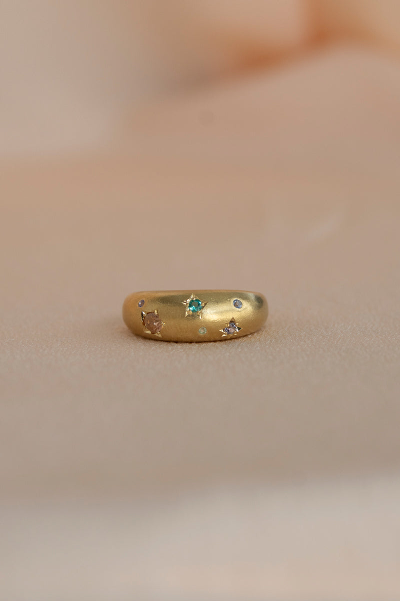 bohem × patchouli written in the stars collection Emerald mix ring C