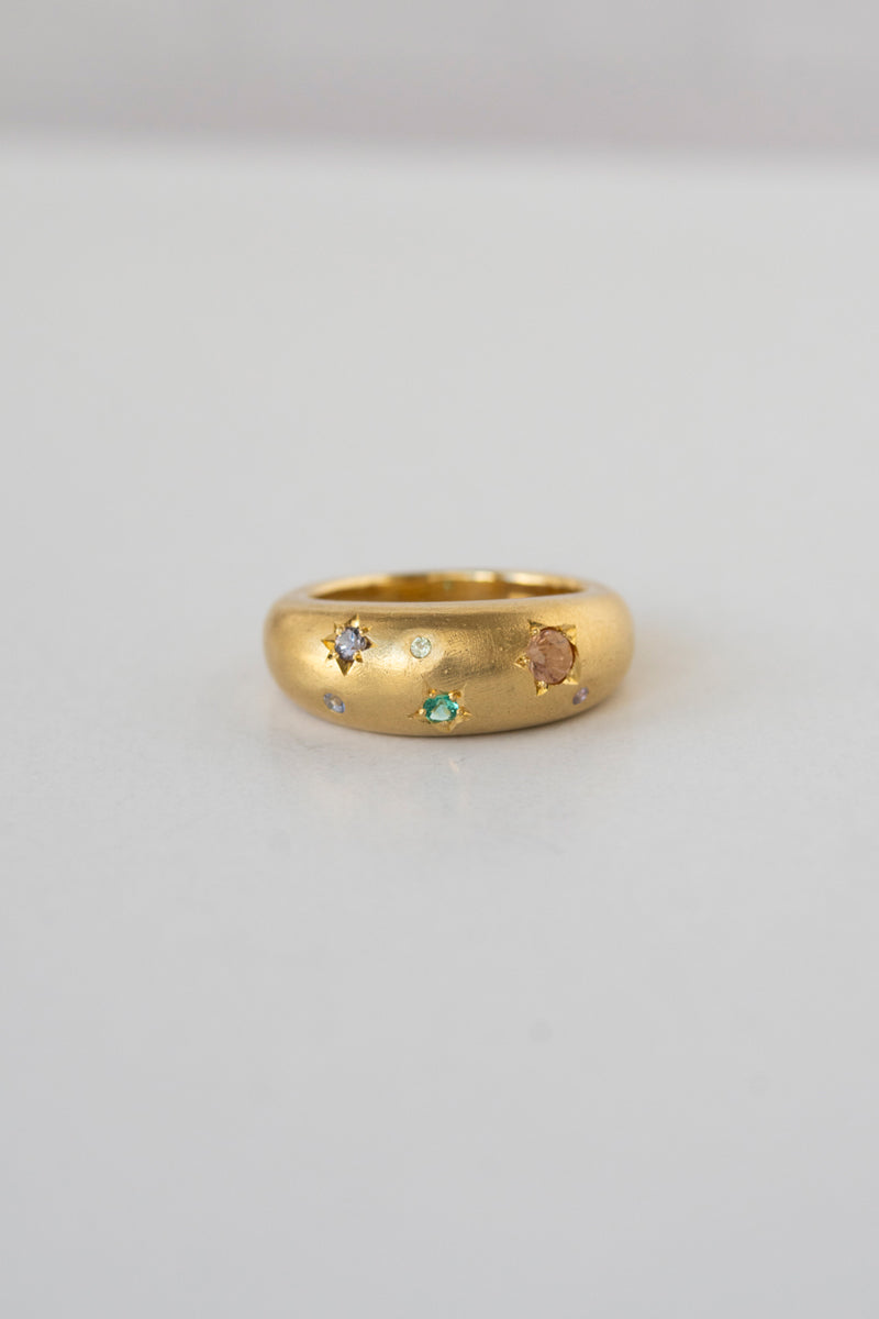 bohem × patchouli written in the stars collection Emerald mix ring C