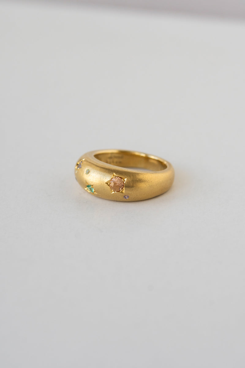 bohem × patchouli written in the stars collection Emerald mix ring C