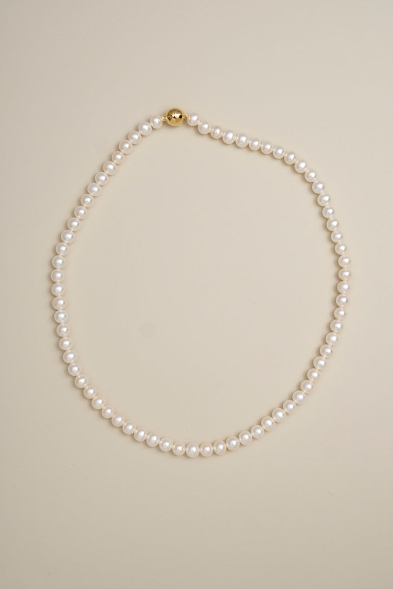 patchouli Fresh water pearl necklace 淡水パールネックレス