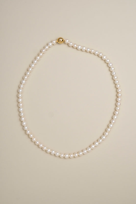 patchouli Fresh water pearl necklace 淡水パールネックレス1
