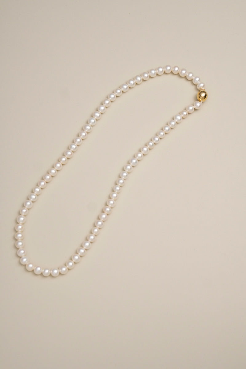 patchouli Fresh water pearl necklace 淡水パールネックレス