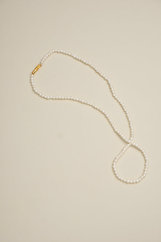 patchouli Fresh water pearl necklace 淡水ベビーパールネックレス2