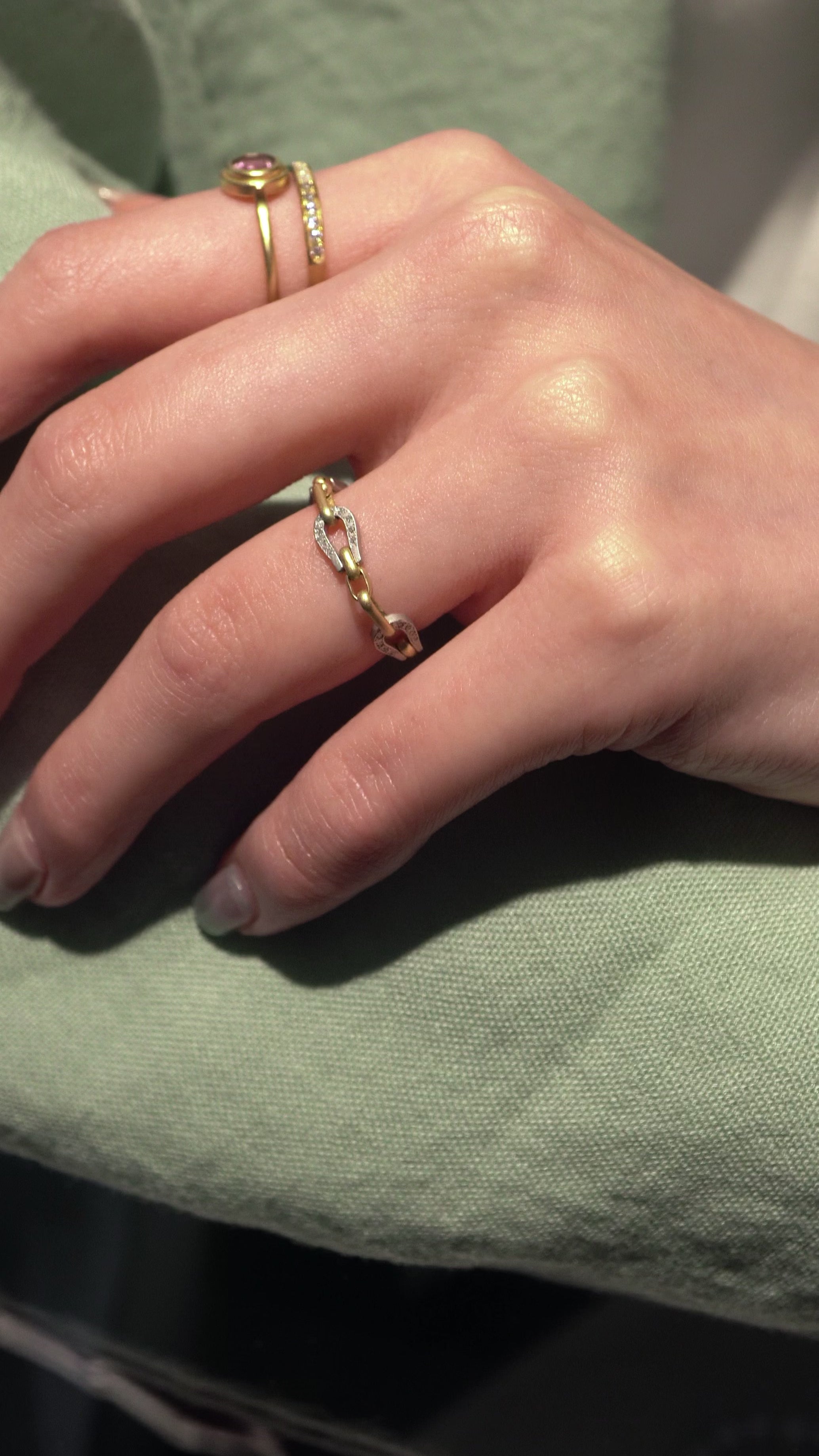 MONAKA jewellery Mantel モナカジュエリー Bond Chain Ring チェーン