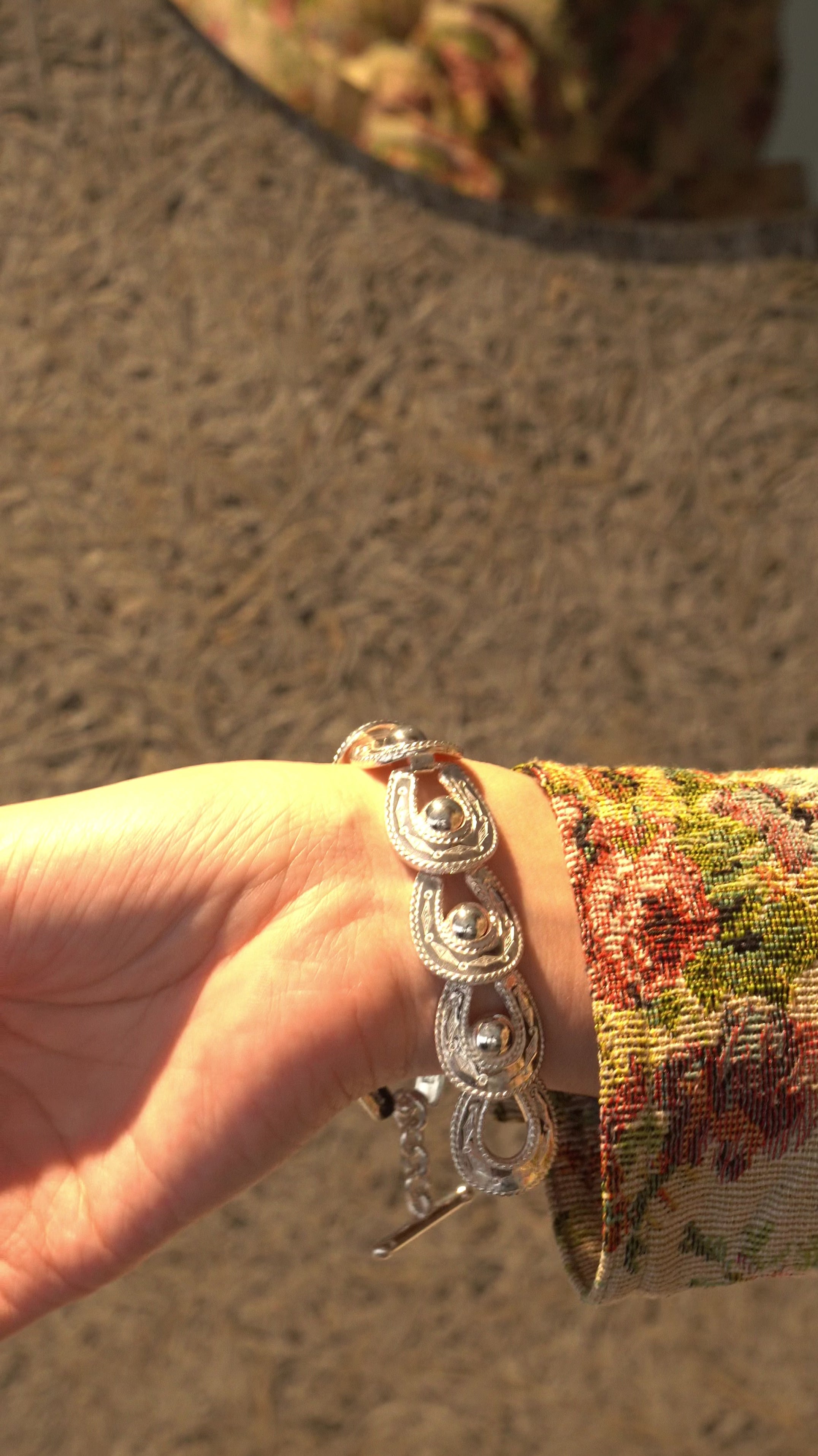 WAKAN SILVER SMITH ワカンシルバースミス Spirit Horse shoe Bracelet
