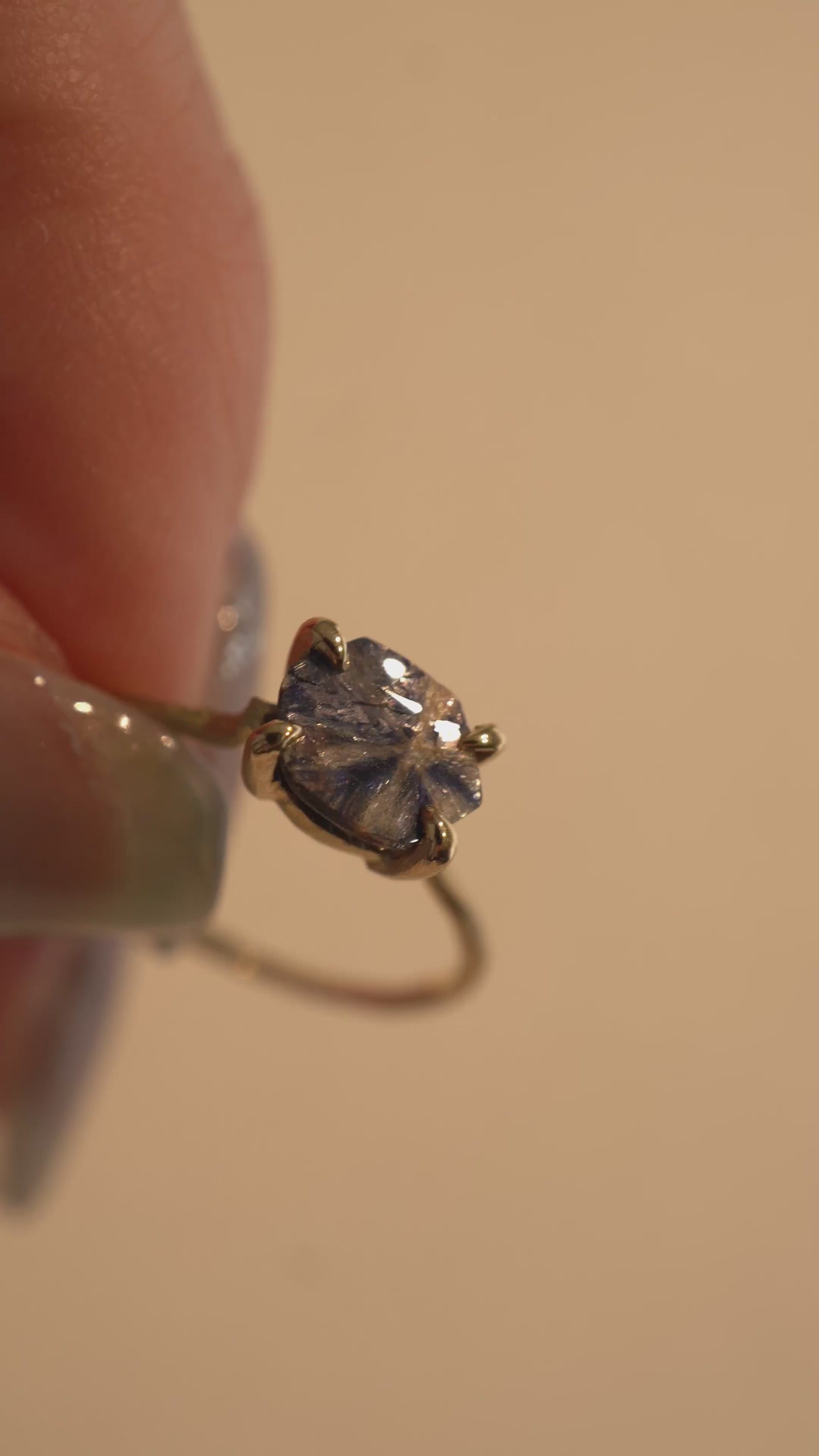 MONAKA jewellery Trapiche Sapphire Ring モナカジュエリー