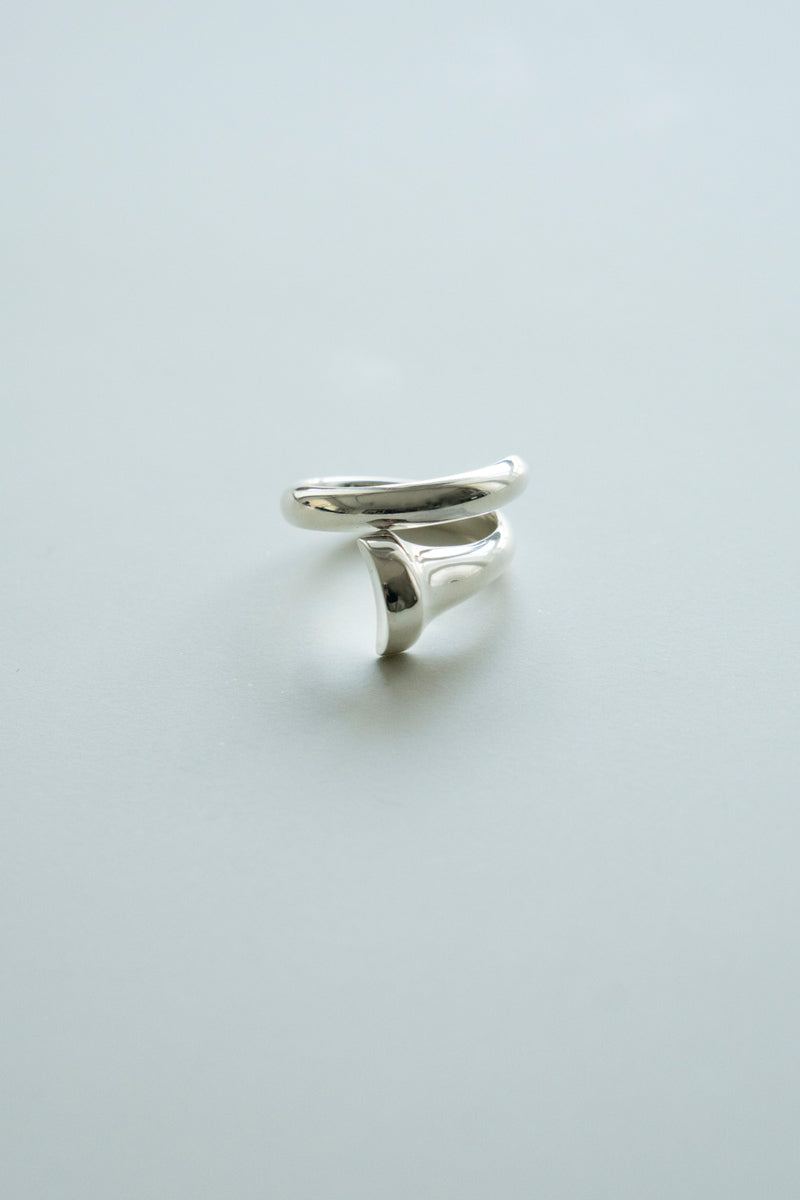 POLYTERON T-pin ring /Silver