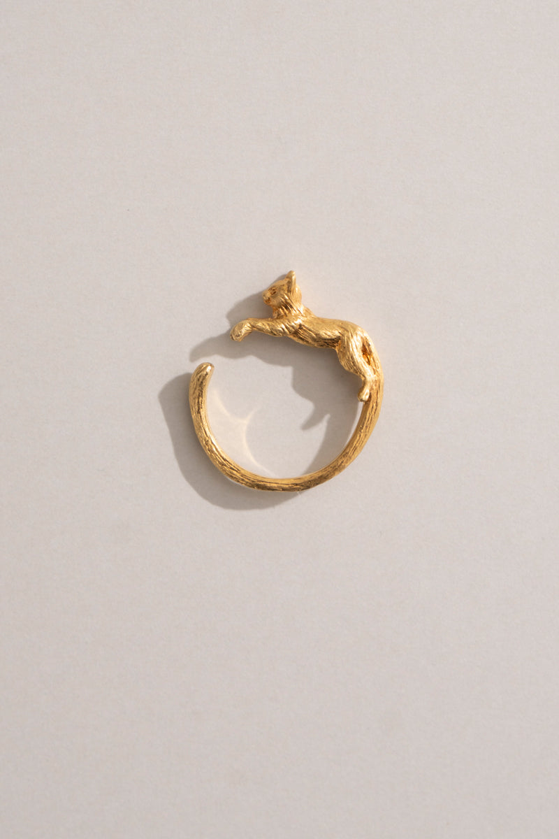 simmon Cat & Diamond Ring