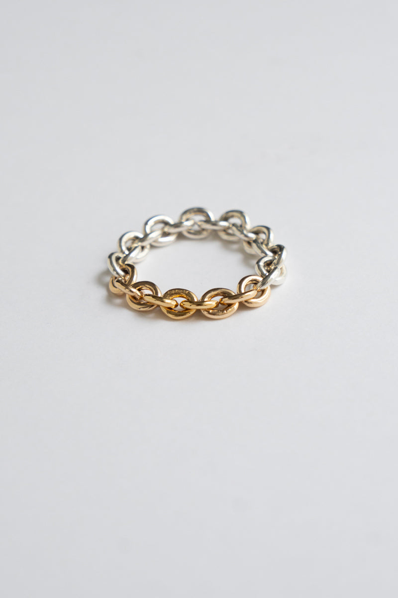 simmon Aurora Chain Ring /SV&K10&K18