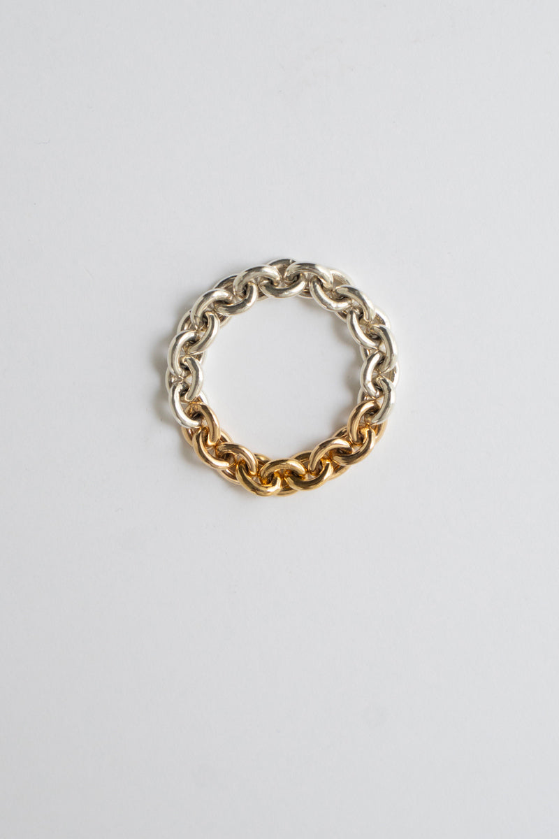 simmon Aurora Chain Ring /SV&K10&K18