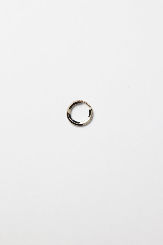 simmon Seta Shape Round Pierced Earring S /K18