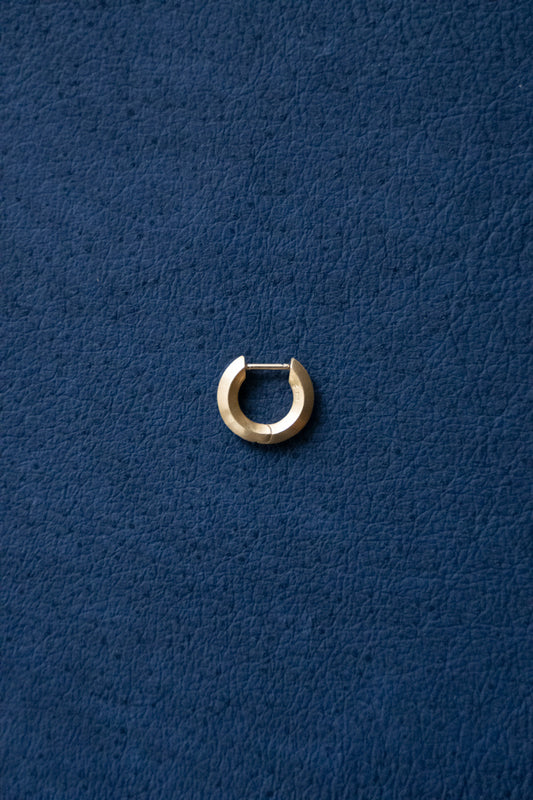 Seta Shape Round Pierced earring M ゴールドフープピアス/K18