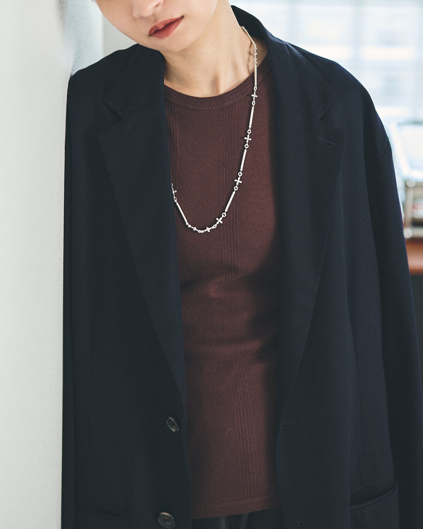 WAKAN SILVER SMITH Breastplate Necklace /Silver